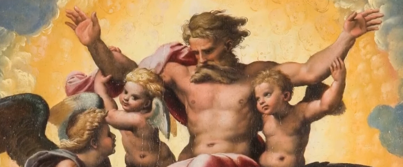 Ezekiel's vision by Raphael | Uffizi Galleries