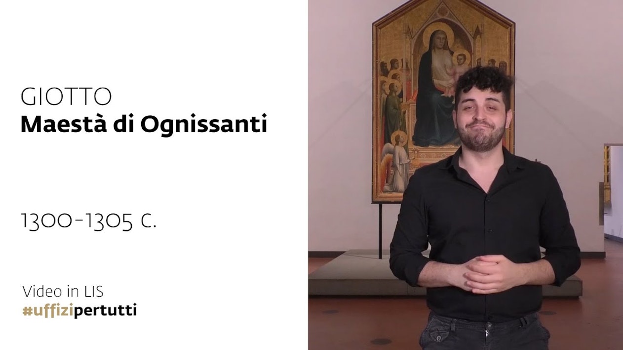 Uffizi per tutti - Video in LIS | Giotto, Maestà di Ognissanti, 1300-1305 c.