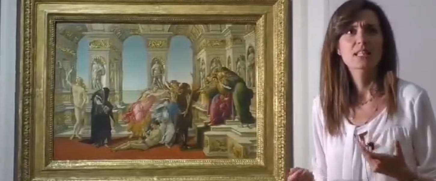 La Calunnia del Botticelli raccontata in latino