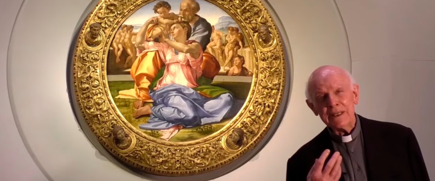 Michelangelo's Holy Family