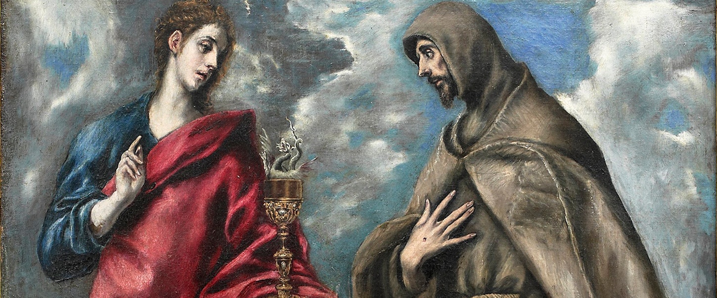 El San Juan y San Francisco de Doménikos Theotokópoulos, dicho El Griego