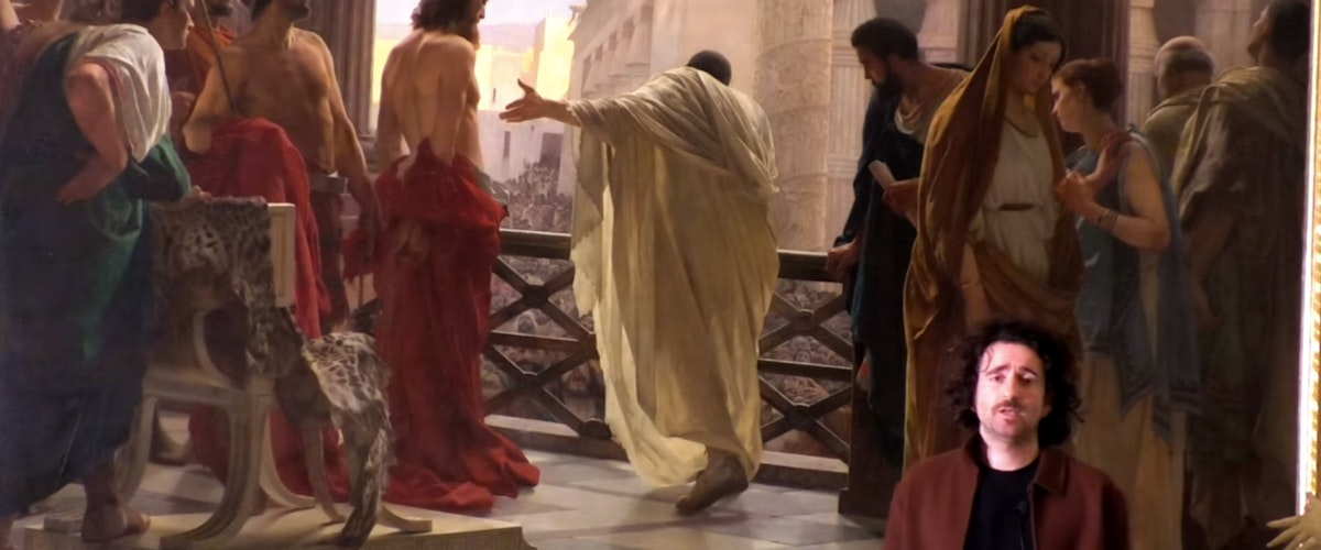 The monumental "Ecce Homo" by Antonio Ciseri