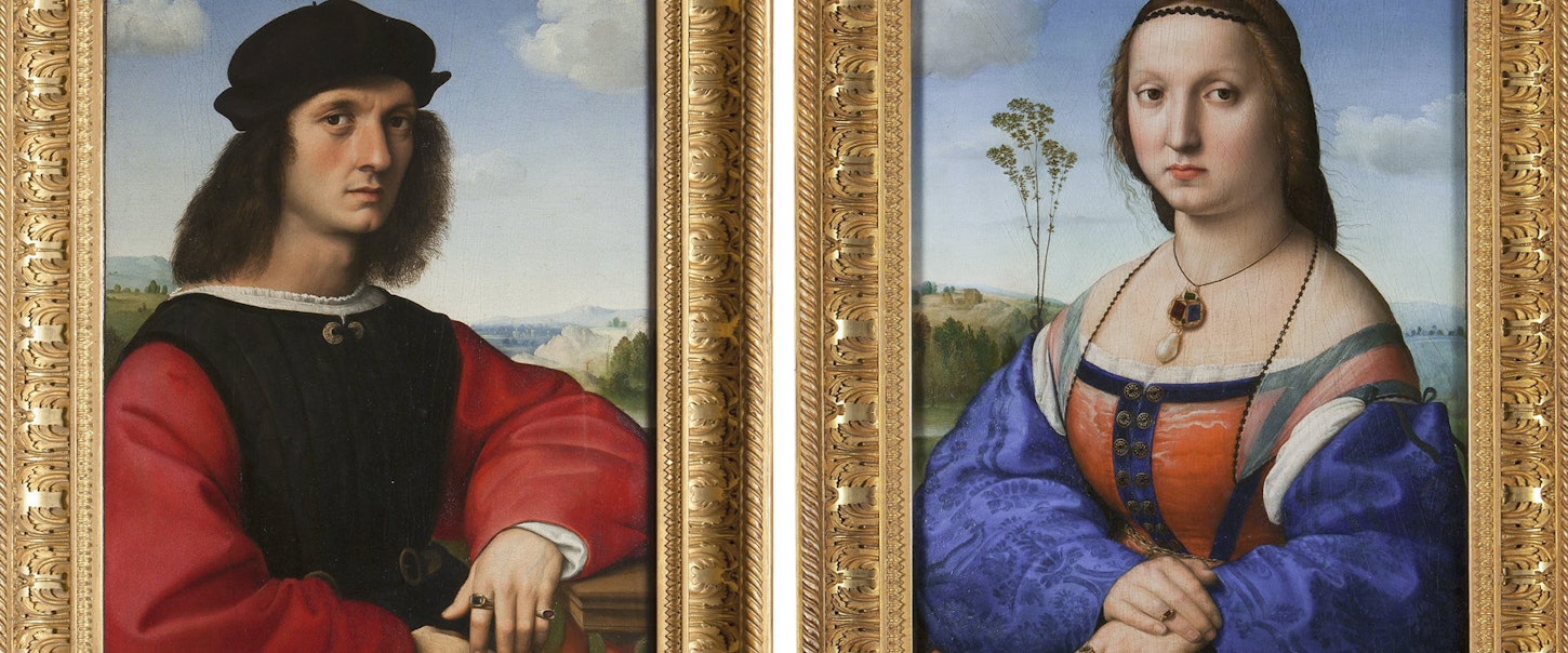 I ritratti di Agnolo e Maddalena Doni di Raffaello