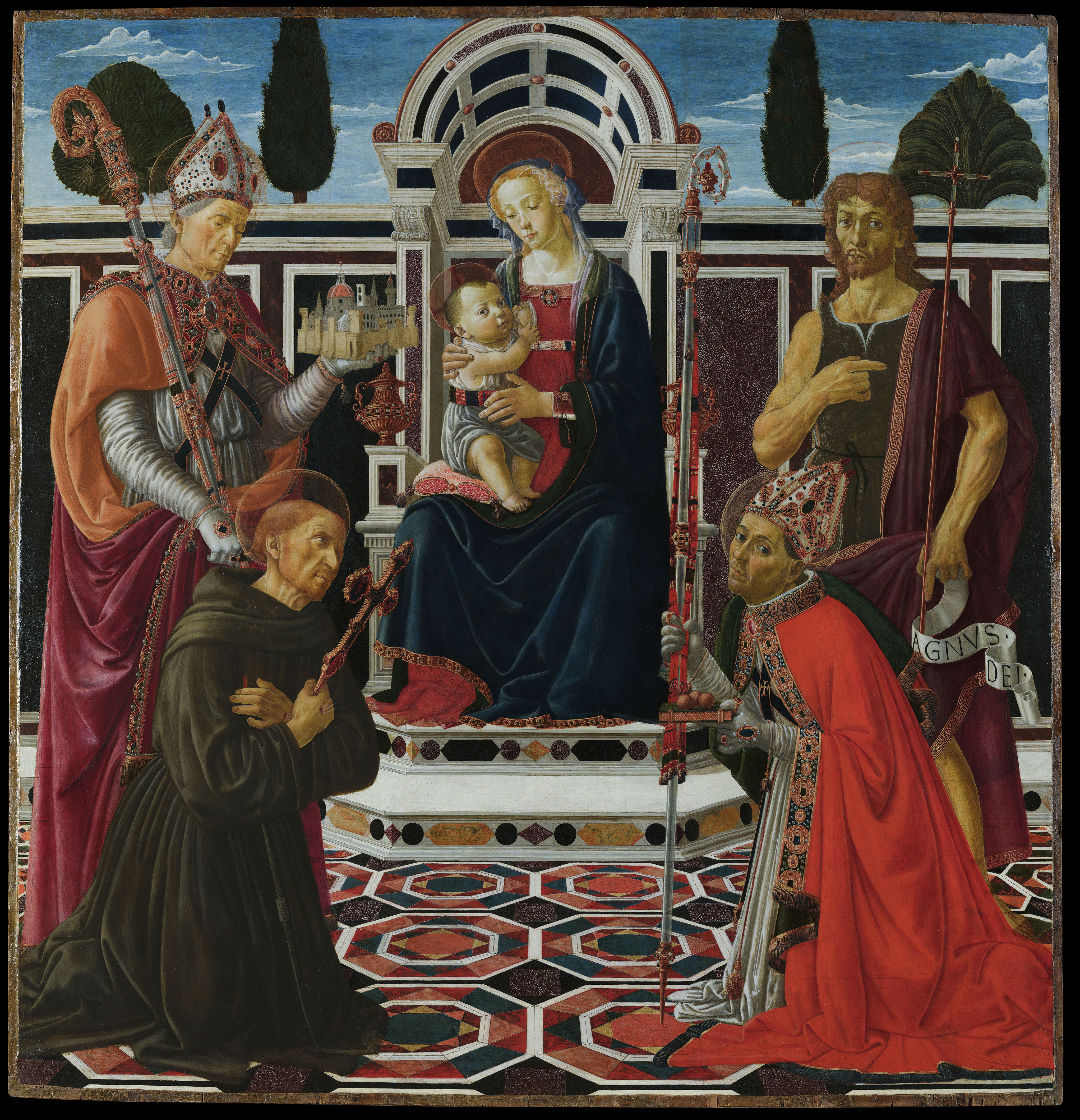 Verrocchio and his world in one of his lesser known works: the Macinghi Altarpiece restored