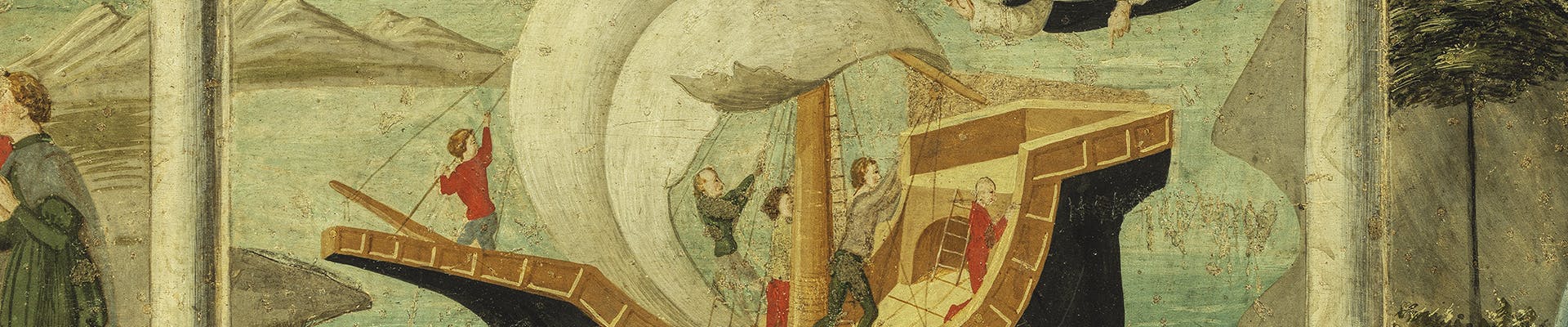 La predella degli Uffizi salvata al Castello di Montegufoni La predella degli Uffizi salvata al Castello di Montegufoni