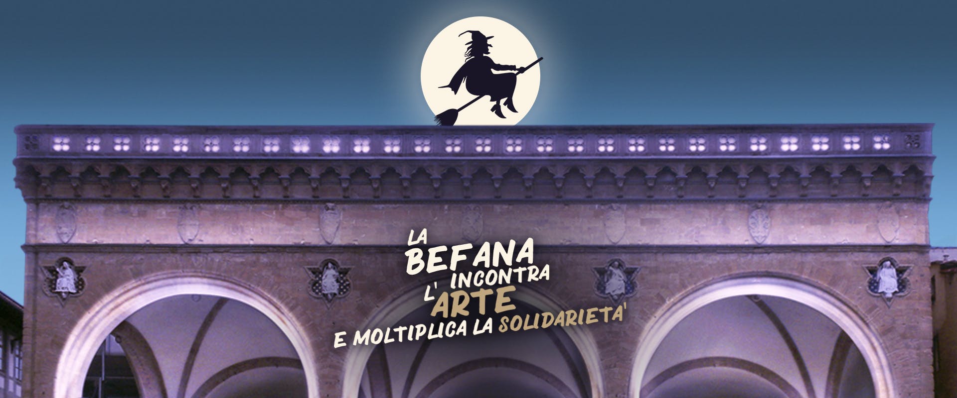 La Befana incontra l’arte e moltiplica la solidarietà!