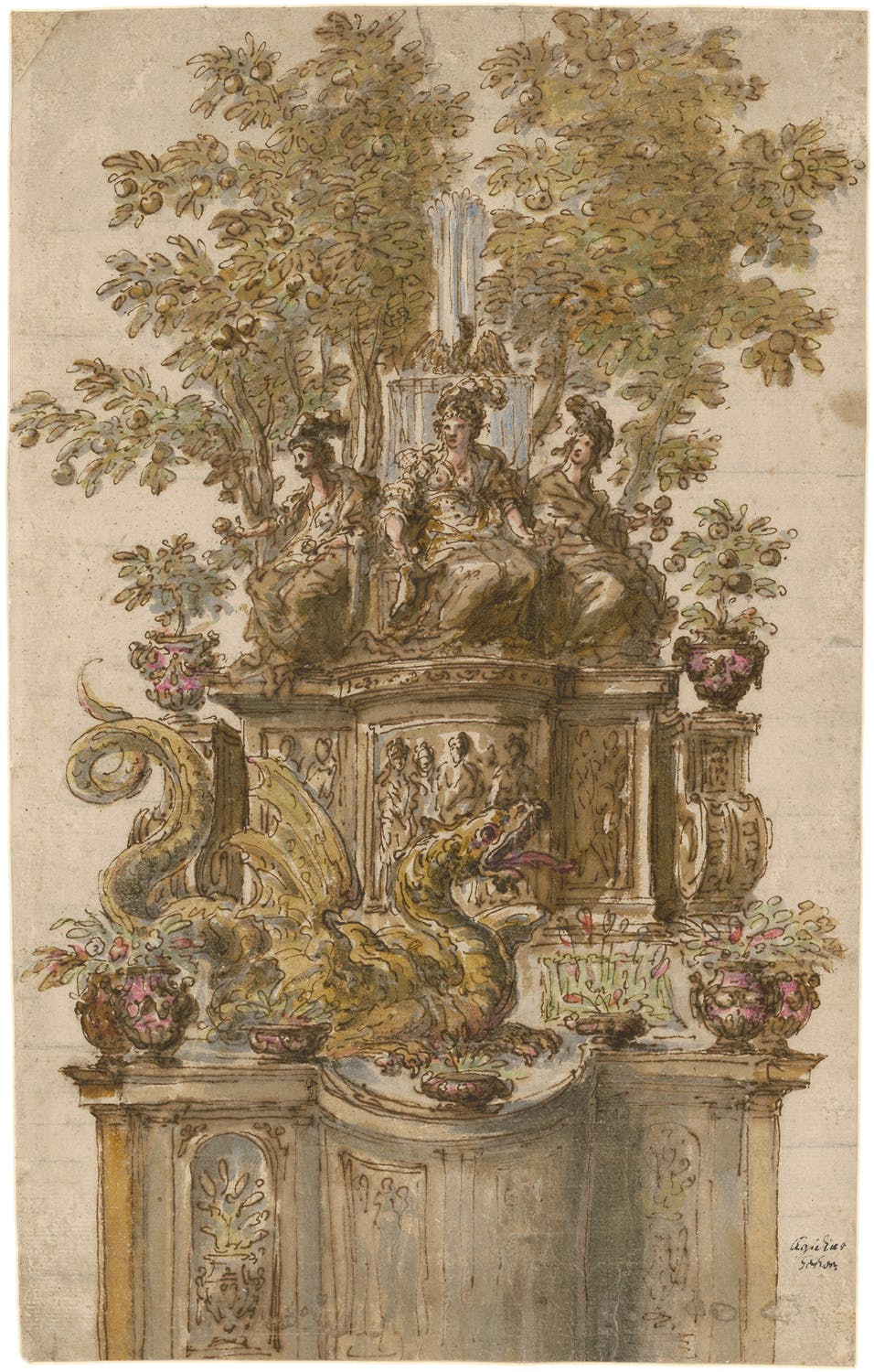 Johann Paul Schor's Golden Float.  The ephemeral splendour of the Baroque carnival