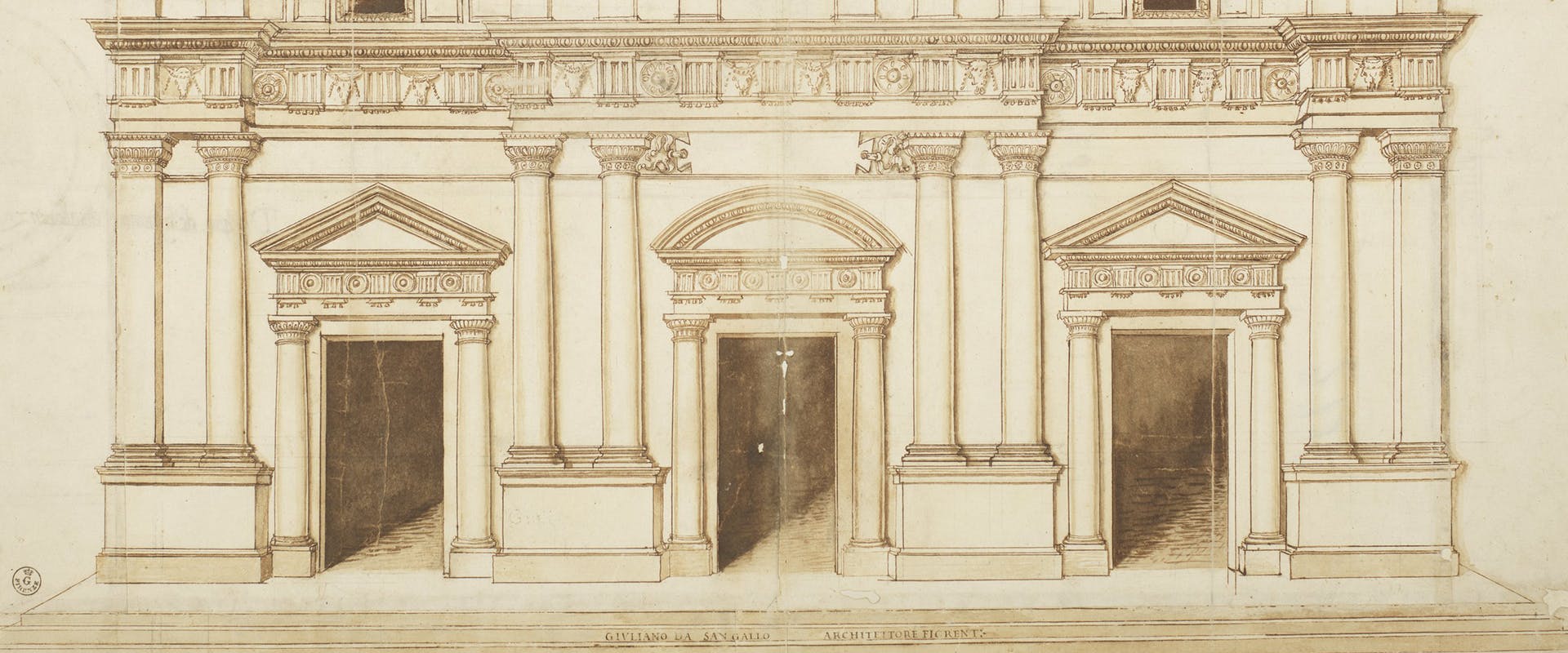 GIULIANO DA SAN GALLO - Drawings at the Uffizi GIULIANO DA SAN GALLO - Drawings at the Uffizi