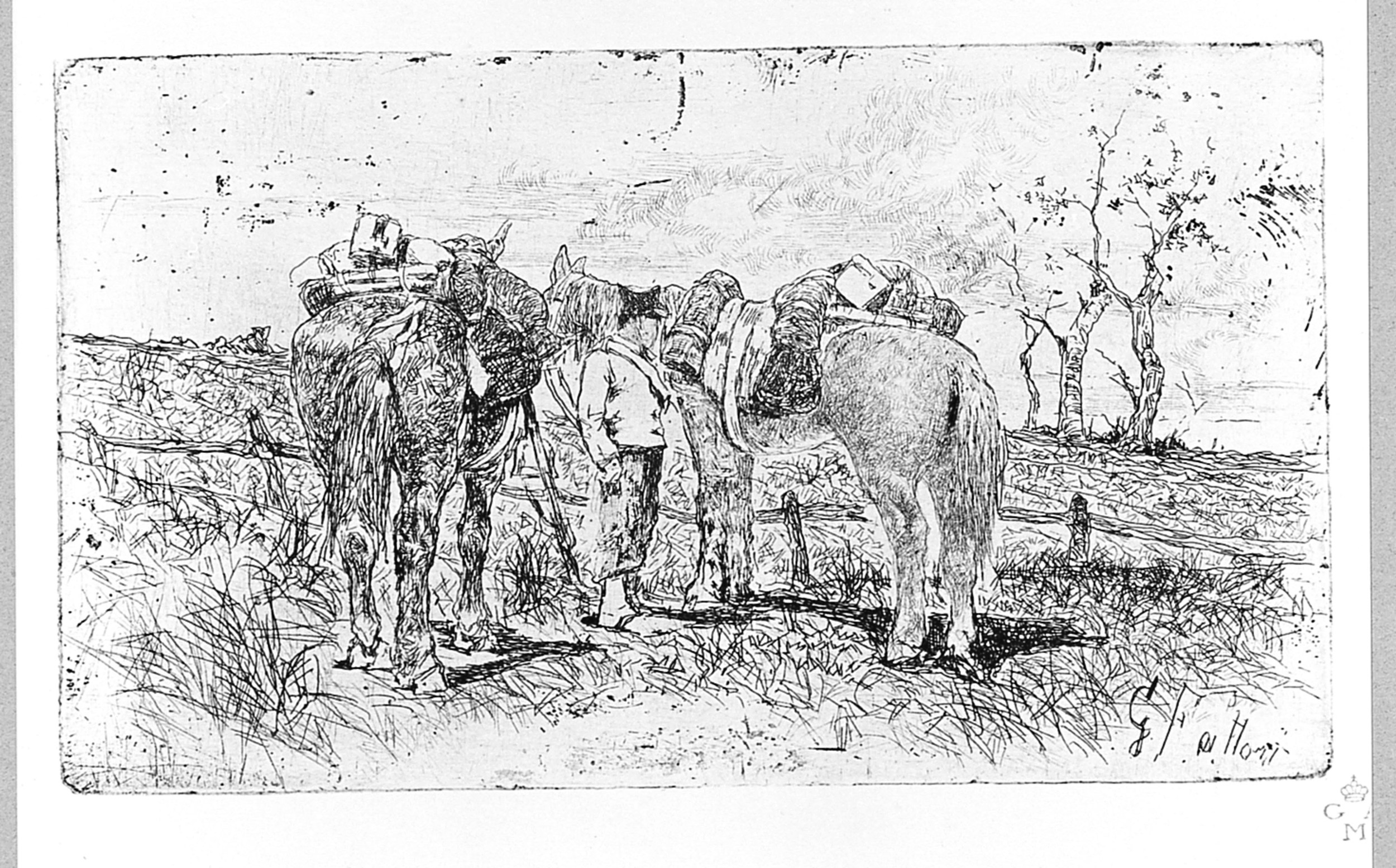 Vita militare nella grafica di Giovanni Fattori