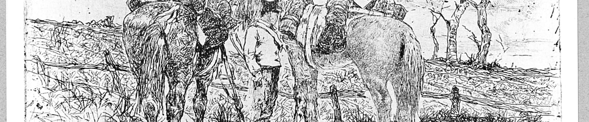 Military life in the graphic of Giovanni Fattori Military life in the graphic of Giovanni Fattori