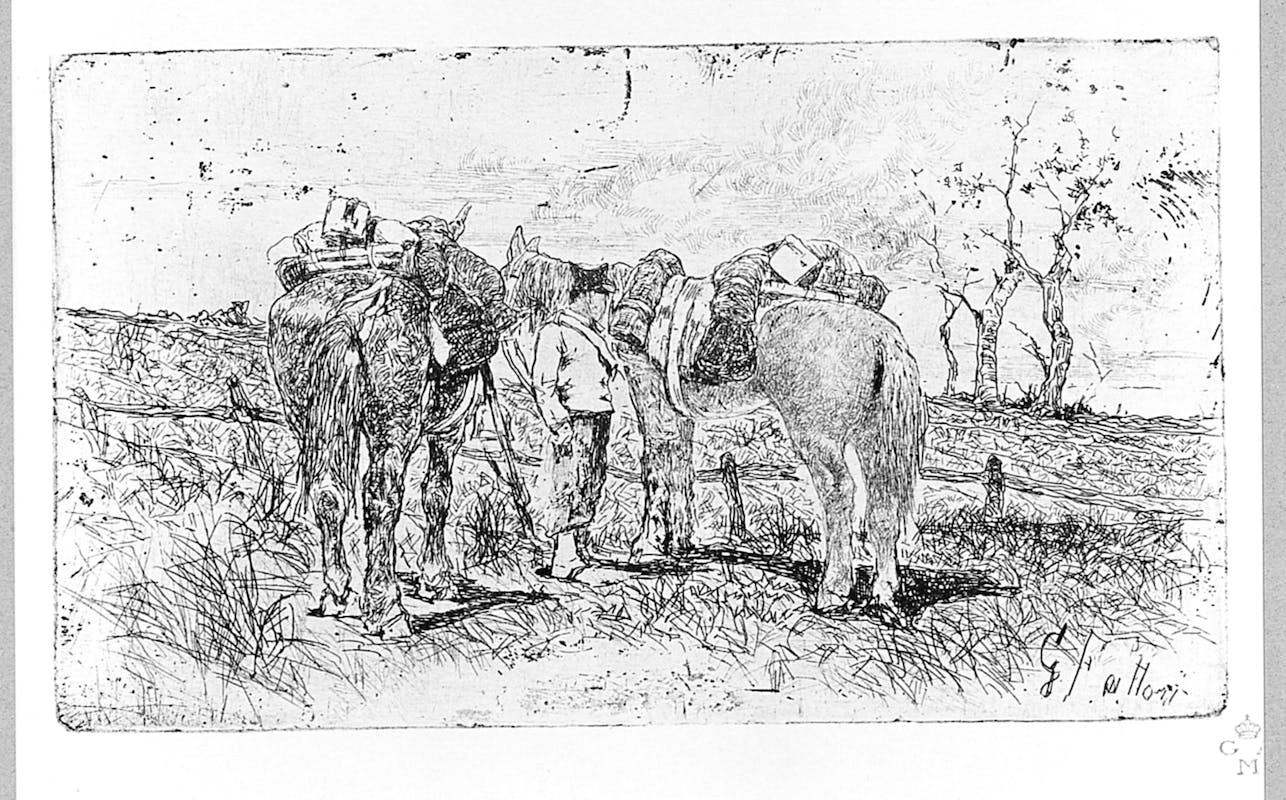 Vita militare nella grafica di Giovanni Fattori