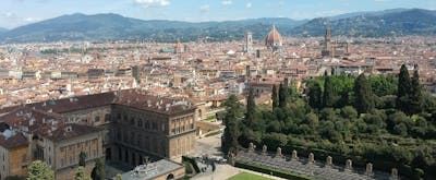 School groups in Boboli gardens