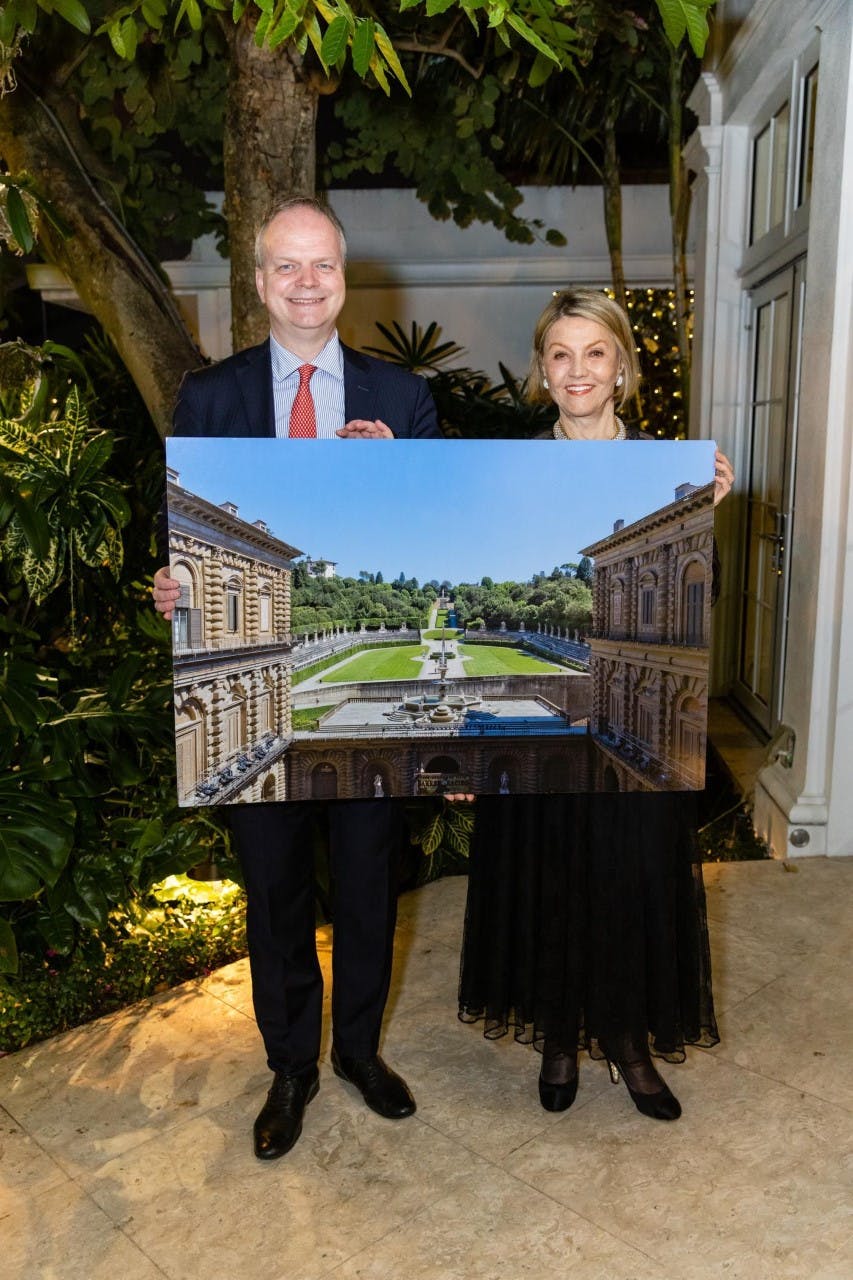 The Uffizi Galleries receive 4.5 million euros (circa $4.8 mln) from american sponsor Veronica Atkins to restore the Amphitheater in the Boboli Gardens