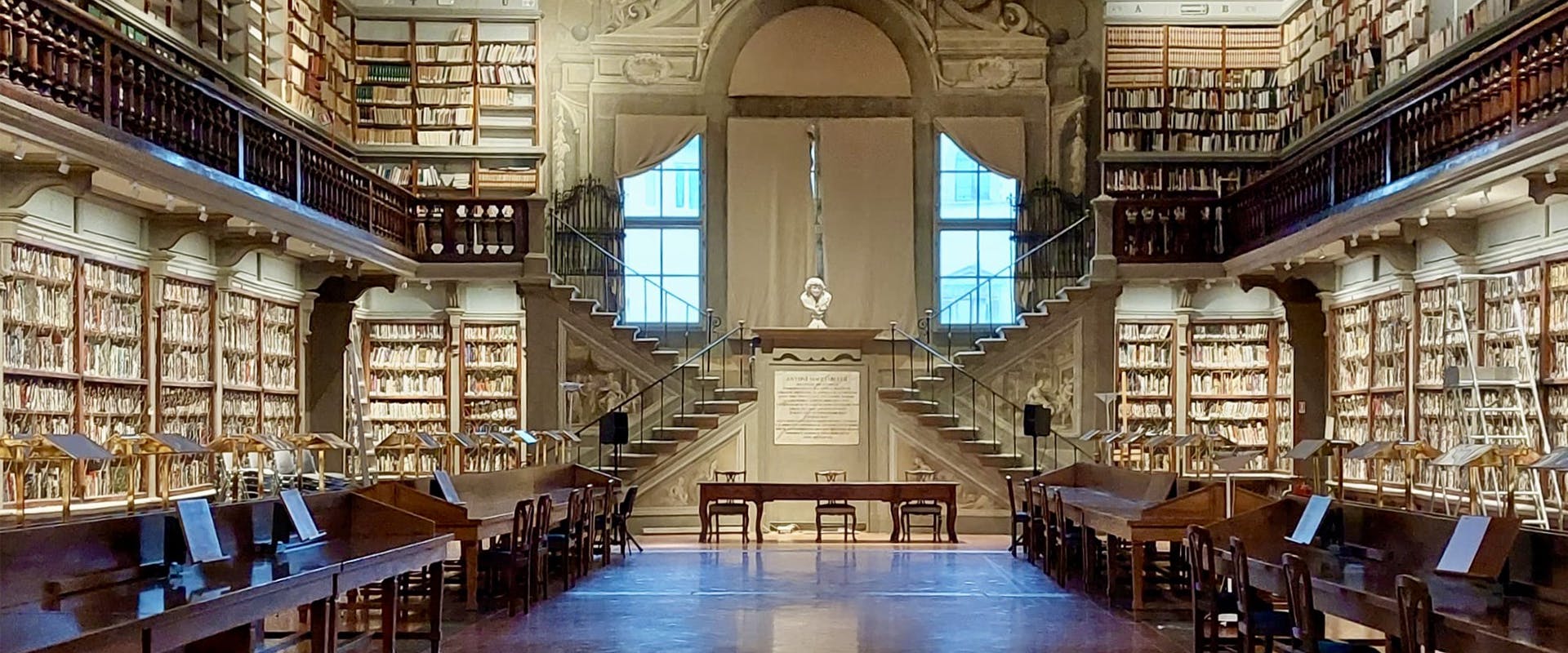 Riapre con una nuova illuminazione la Biblioteca degli Uffizi