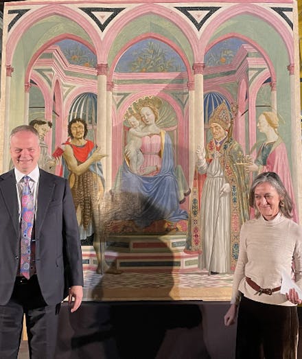 The restoration of Domenico Veneziano's Santa Lucia de' Magnoli Altarpiece has been unveiled