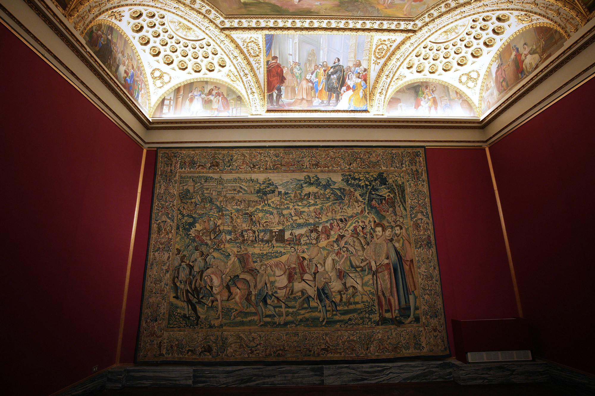 La Sala di Bona in Palazzo Pitti torna a risplendere