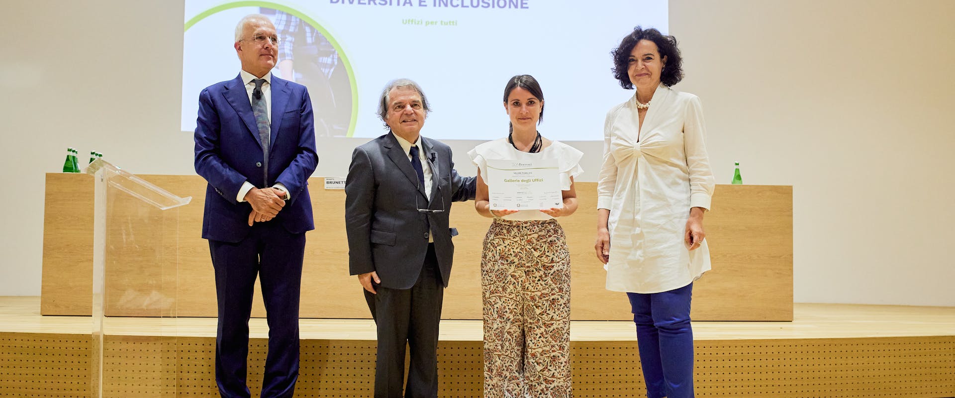 Uffizi Galleries received a special price for "Uffizi for everyone" Uffizi Galleries received a special price for "Uffizi for everyone"