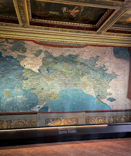 The Terrace of the Map Room of the Uffizi