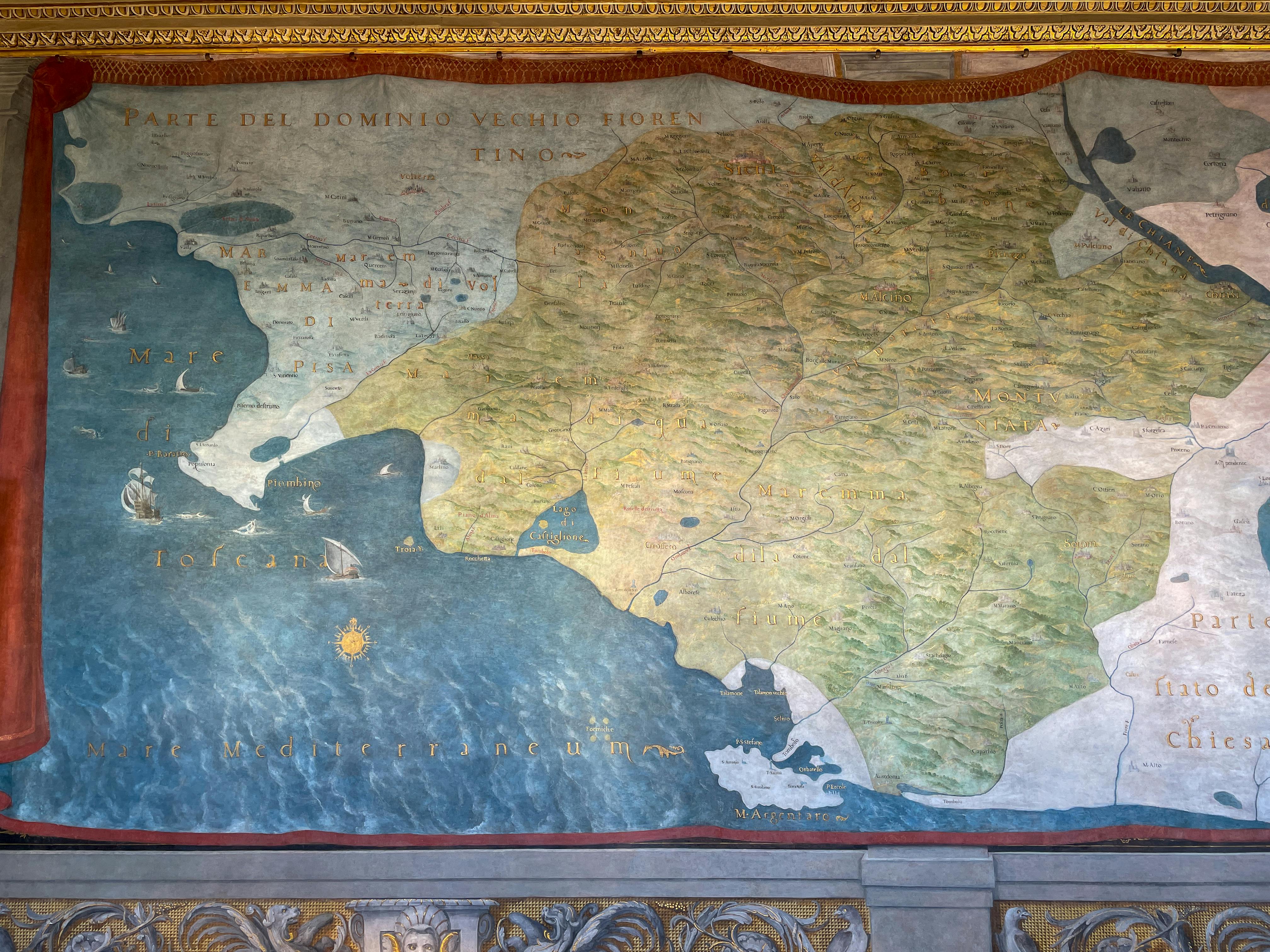 The Terrace of the Map Room of the Uffizi