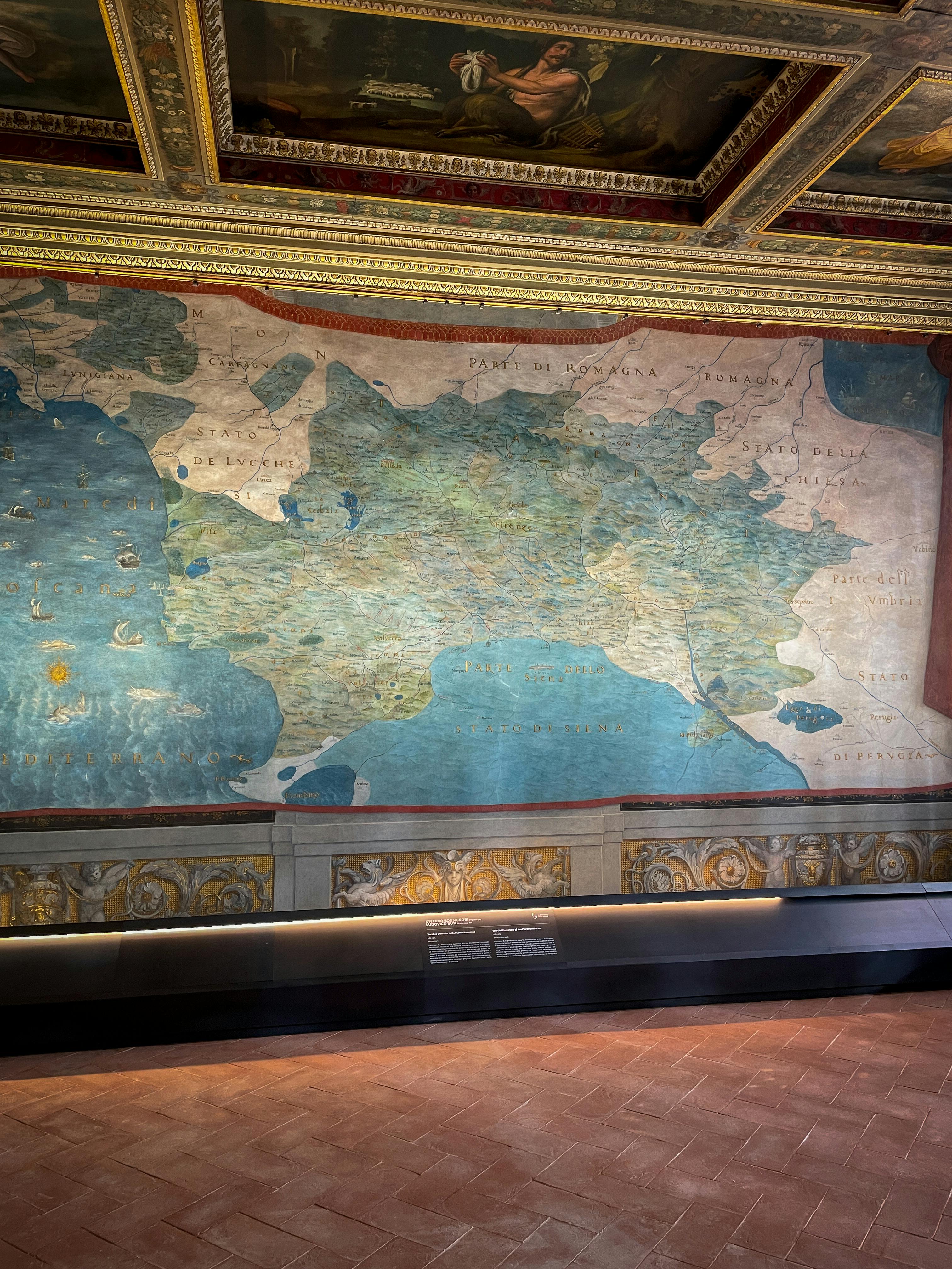 The Terrace of the Map Room of the Uffizi