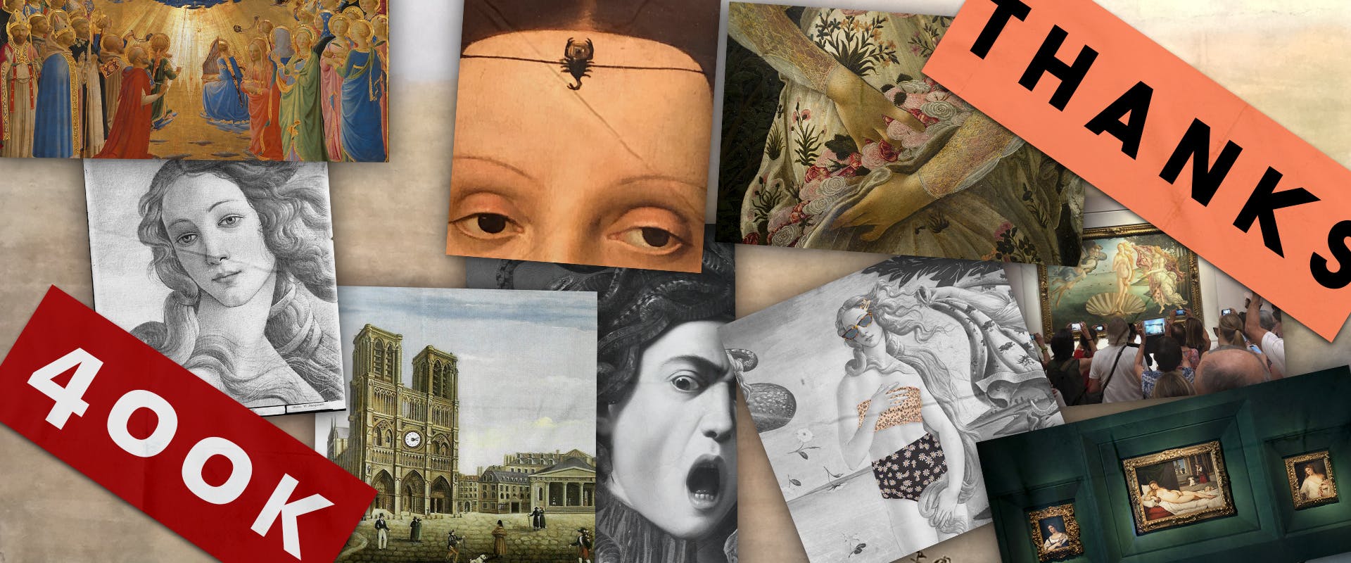 400k followers su Instagram per gli Uffizi!