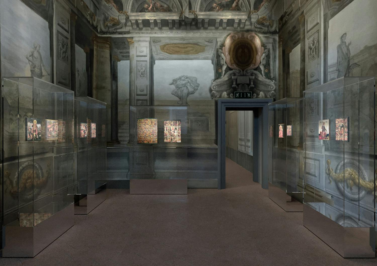 The collections of Icons at Pitti Palace