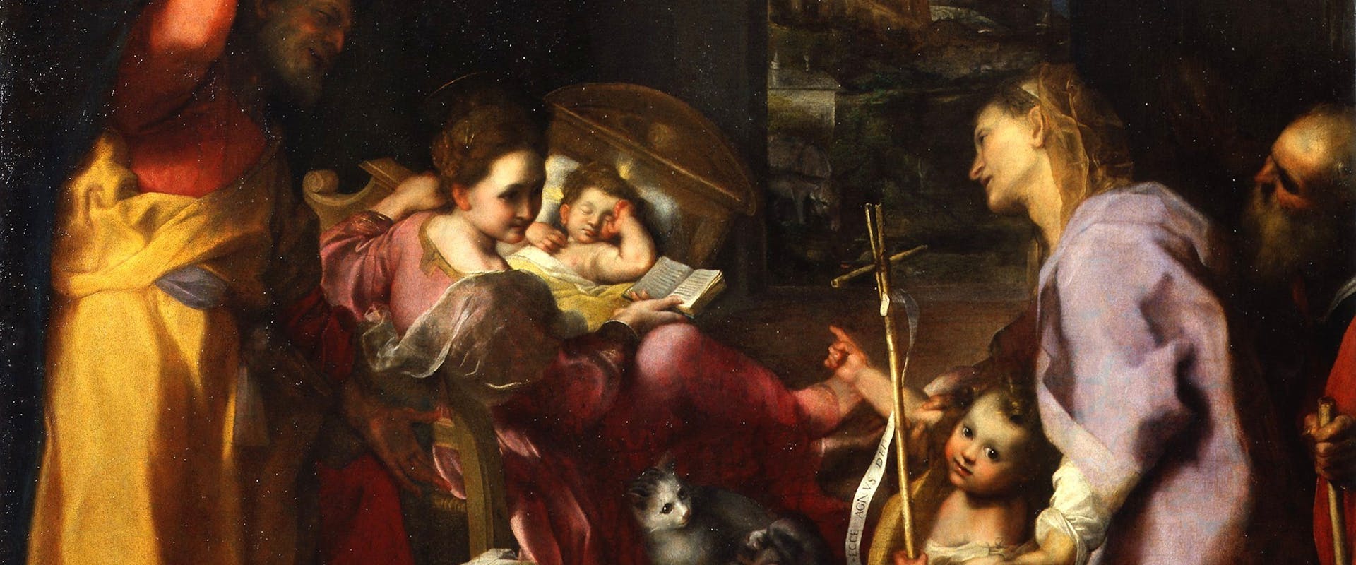 La "Madonna della gatta" di Barocci esposta a Palazzo Pitti La "Madonna della gatta" di Barocci esposta a Palazzo Pitti