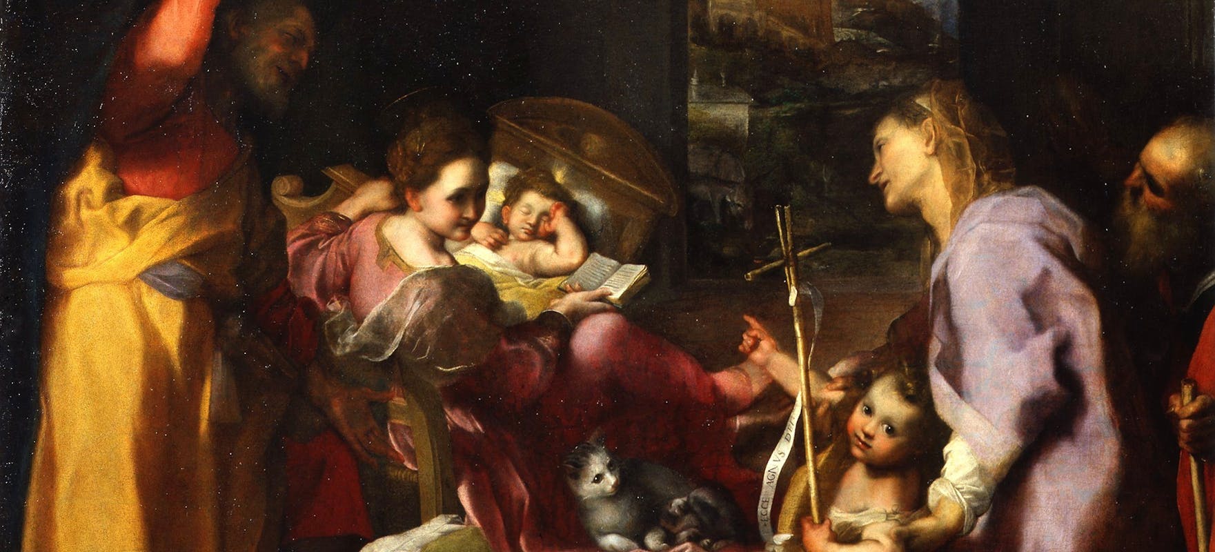 La "Madonna della gatta" di Barocci esposta a Palazzo Pitti