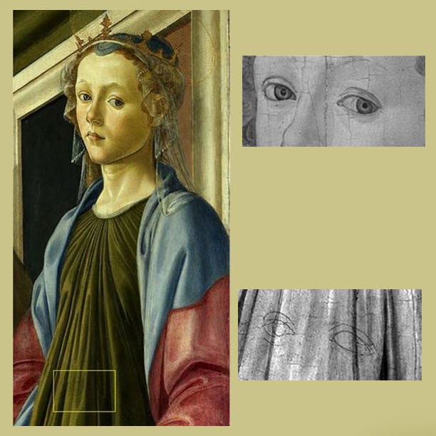 Il restauro di un'opera giovanile di Sandro Botticelli rivela le modalità di lavoro del maestro da giovane