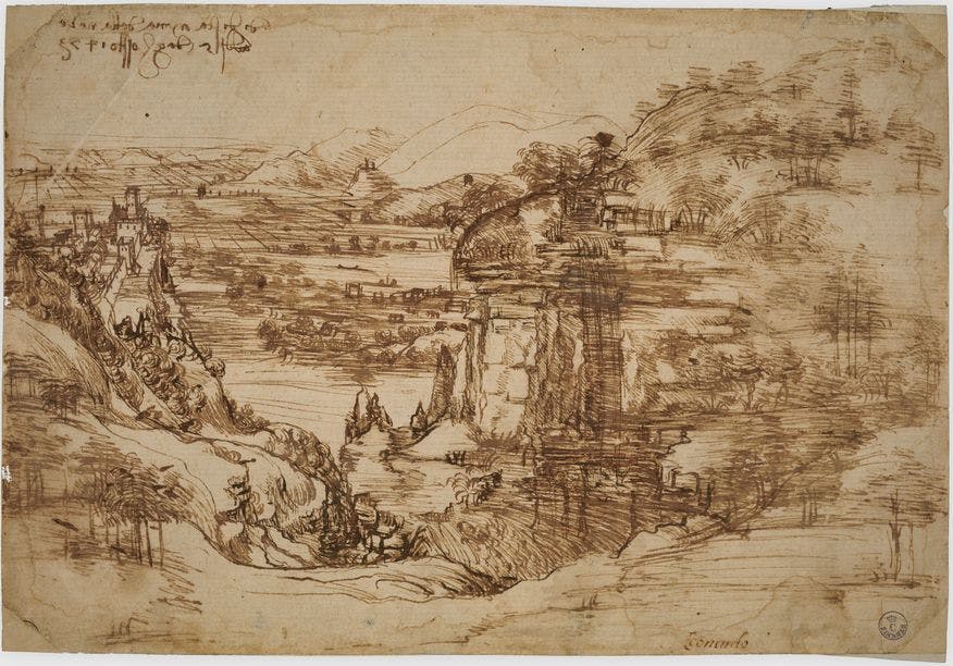 The diagnostic campaign of the Opificio delle Pietre Dure on the first landscape by Leonardo