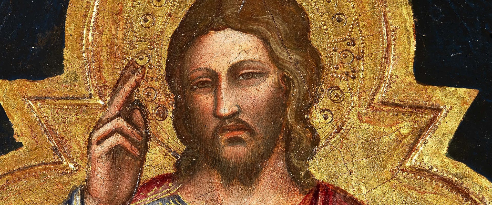 Cristo benedicente di Spinello Aretino Cristo benedicente di Spinello Aretino