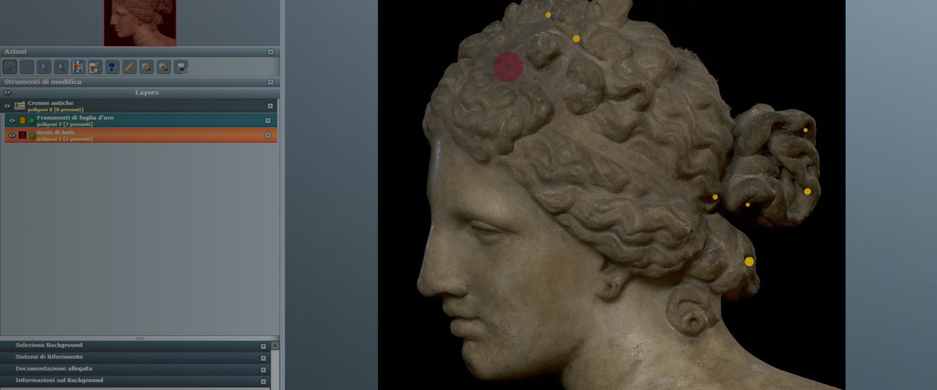 Un database on-line per la conserv­azione e lo studio delle sculture antiche degli Uffizi