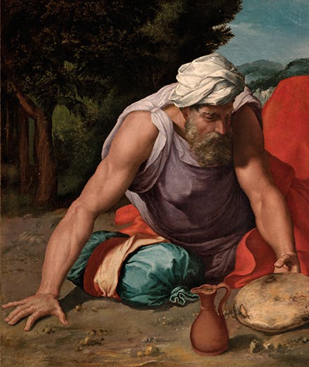 A 16th-century masterpiece enters the Uffizi's collection: "Elijah in the desert"