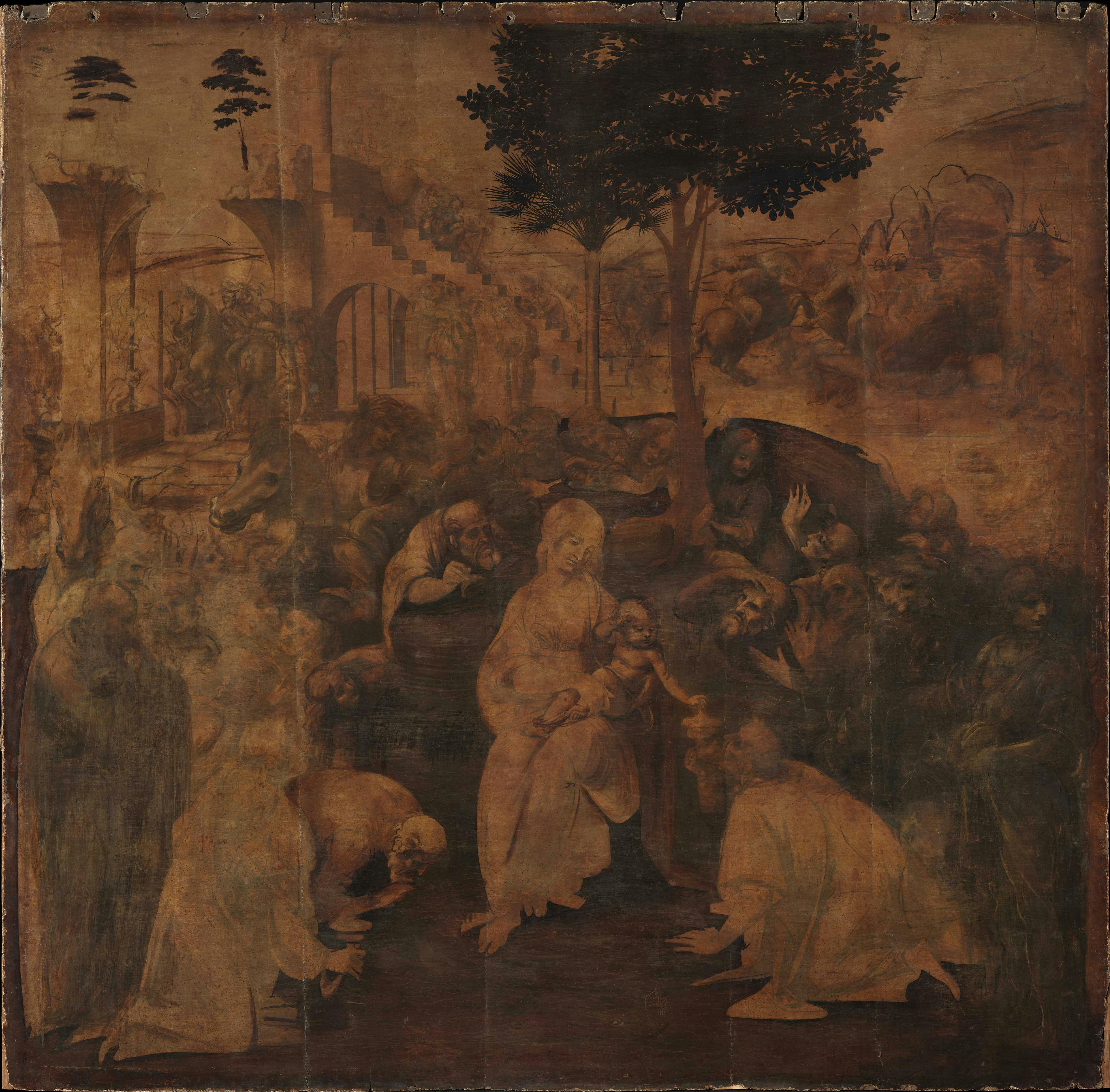 Il restauro dell’Adorazione dei Magi di Leonardo da Vinci. Capire il non-finito