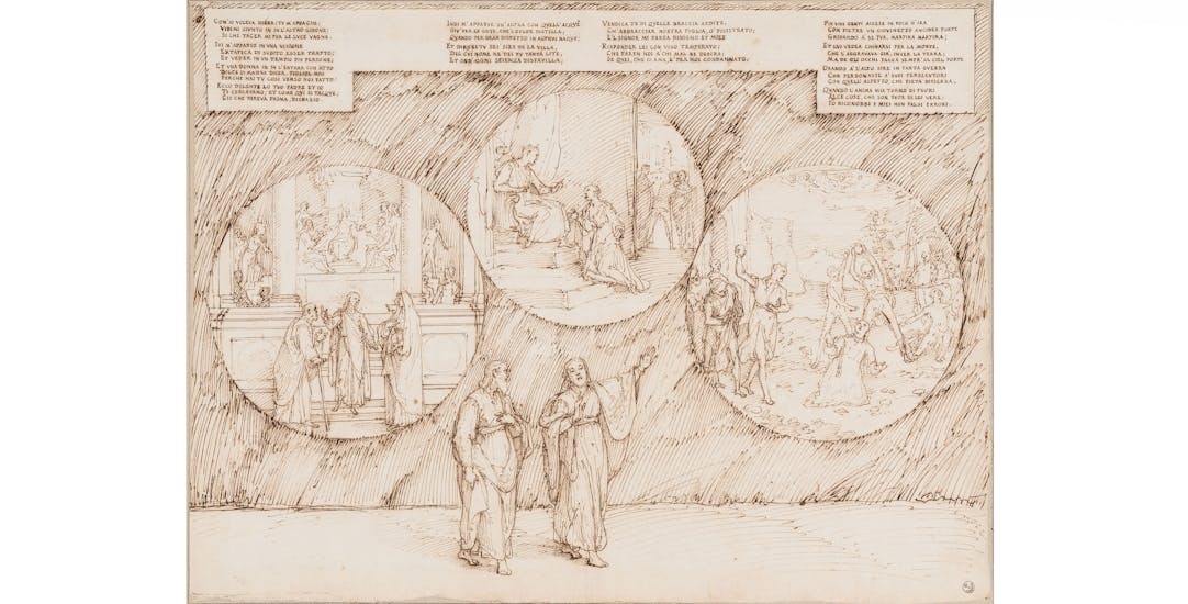 Third circle. The Irascible. Dante in ecstasy has three visions