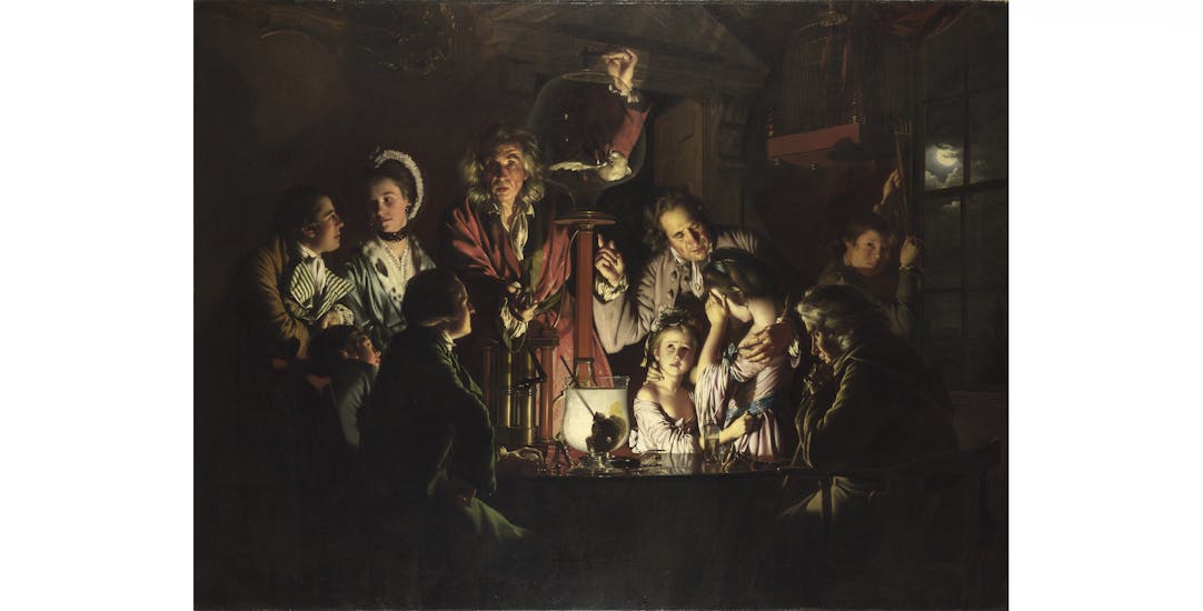 II. Joseph Wright of Derby's experiment