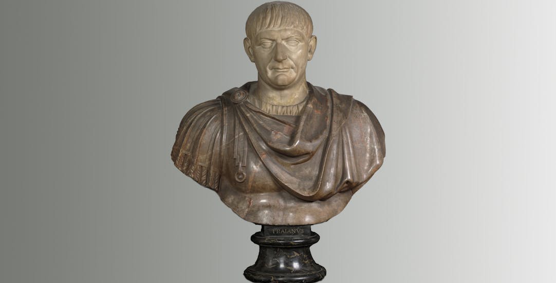 Busto con ritratto di Traiano