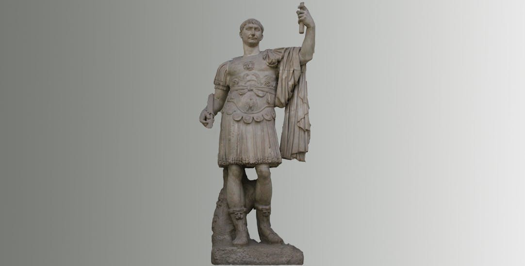 Statua loricata con ritratto di Traiano