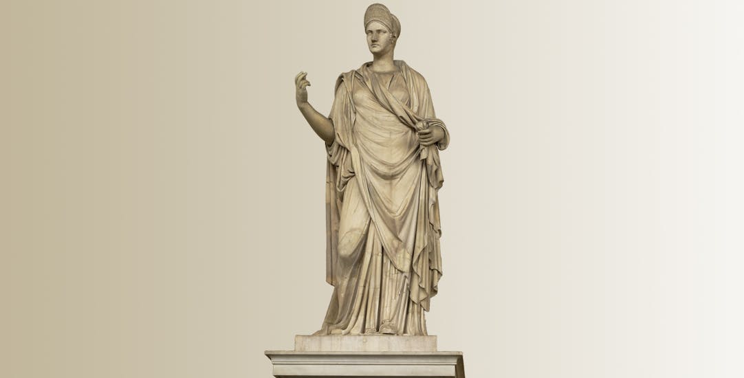 Female statue with the head of Salonina Matidia