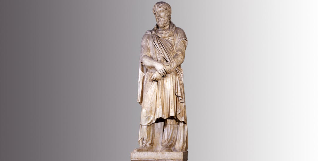 Statua di Dace capillatus