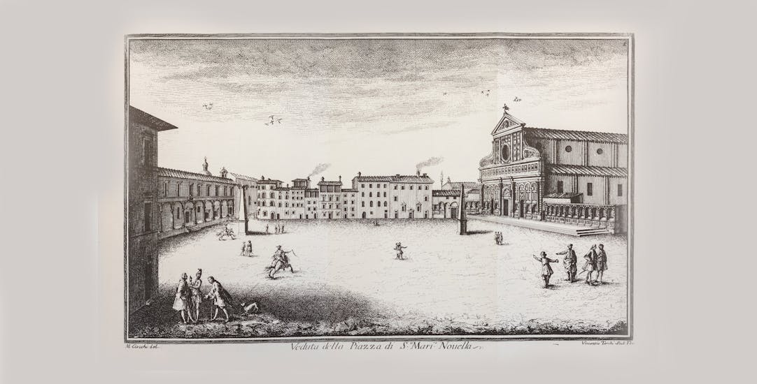 View of Piazza S. Maria Novella (from G. Richa, Notizie istoriche… cit., vol.III)