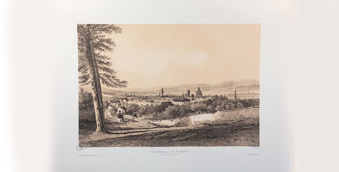 Demidoff – Veduta di Firenze (da Anatolio Demidoff, La Toscane. Album monumental et pittoresque, 1862)