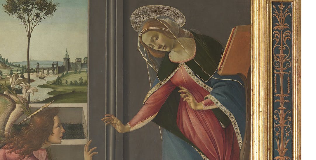 Sandro Botticelli, L’Annunciazione di Cestello e Cristo in Pietà