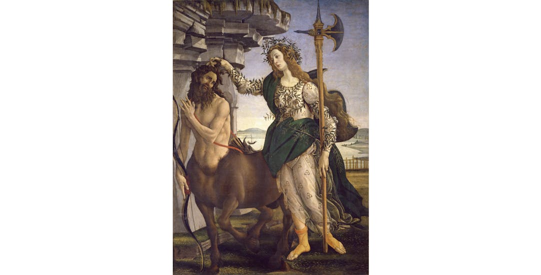 Sandro Botticelli, Pallas and the centaur