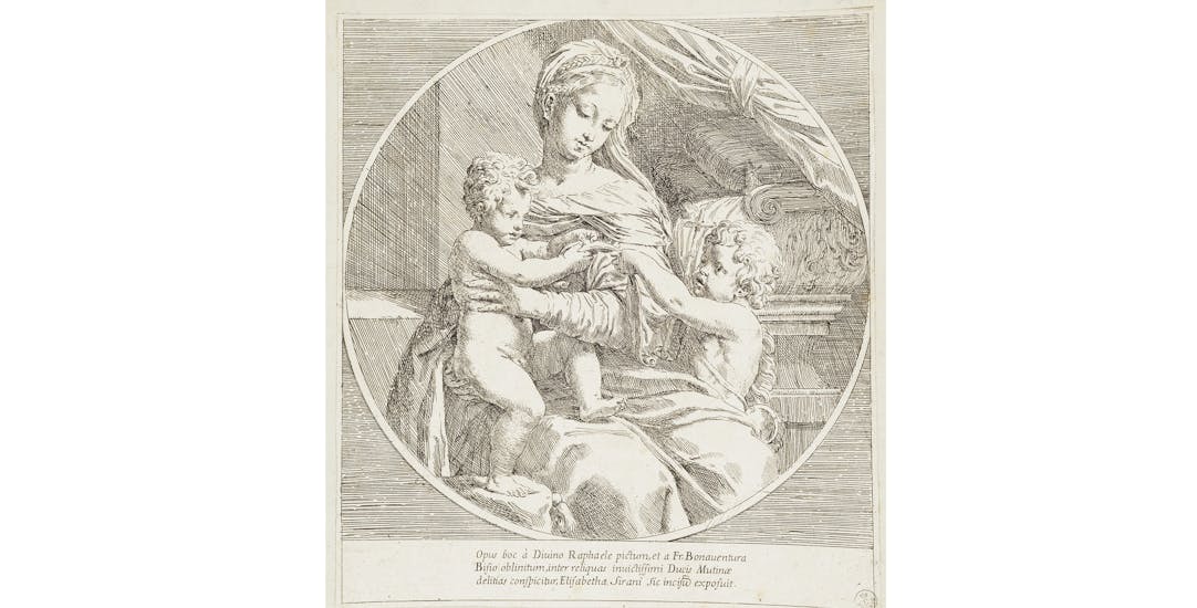 Virgin and Child with the Young St. John (B. XIX, 154, 6)