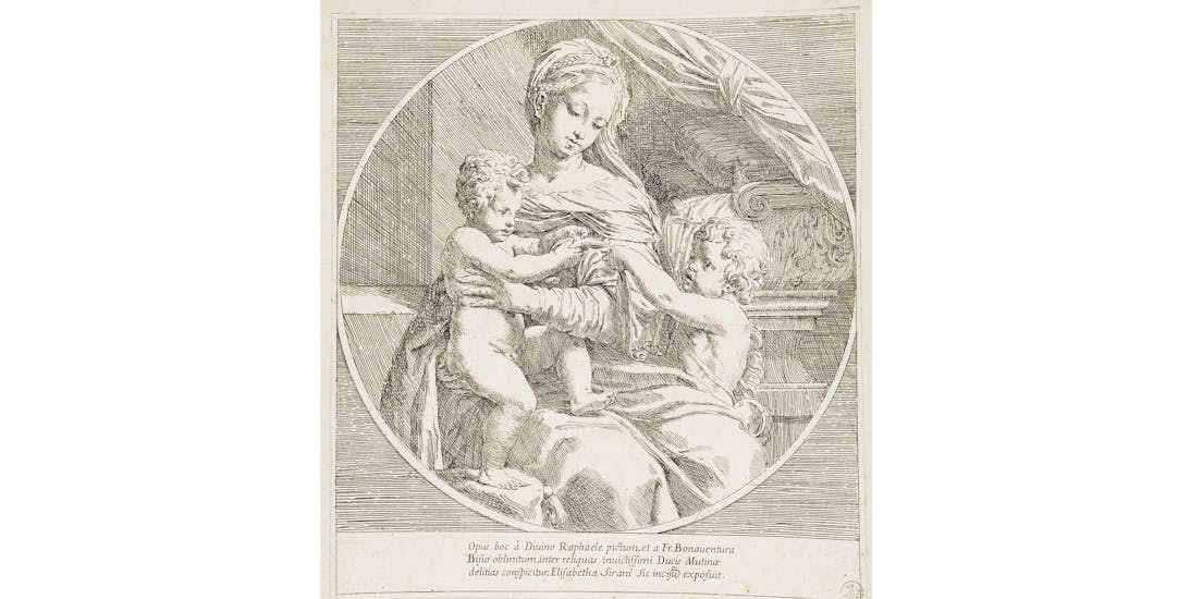 Madonna col Bambino e San Giovannino (B. XIX, 154, 6)