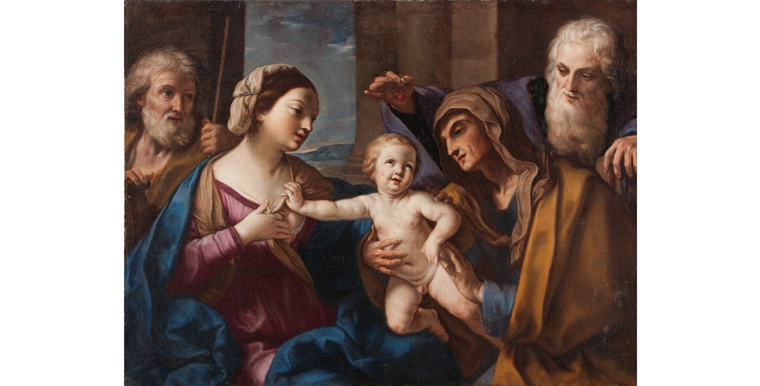 Holy Family with Sts Anne and Joachim (Holy Family of the Cherries)