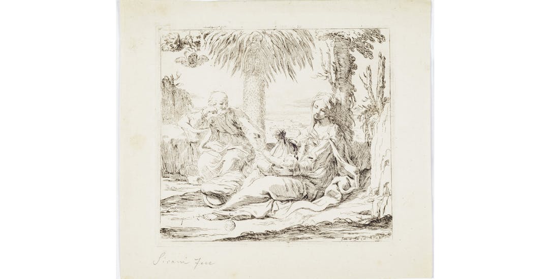 Rest on the Flight into Egypt (B. XIX, 153, 4)