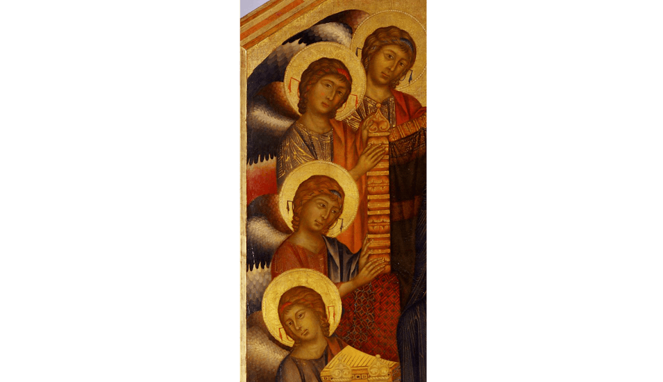 The innovation of Cimabue's pictorial language