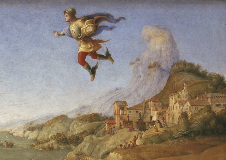 Perseus leaves Mount Atlas